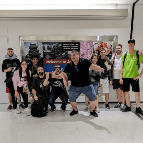 2. i nostri eroi appena arrivati in giappone