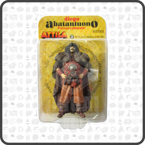 INFINITE statue Diego Abatantuono L'Eccezzziunale! 12 cm serie cine-mini in PVC (ATTILA FLAGELLO DI DIO)