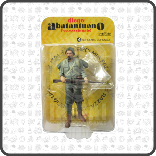 INFINITE statue Diego Abatantuono L'Eccezzziunale! 12 cm serie cine-mini in PVC (SERGENTE LORUSSO)
