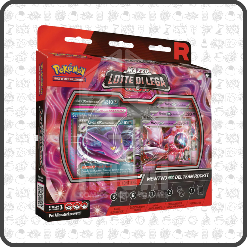 Pokemon Mazzo Lotte Di Lega Mewtwo EX Del Team Rocket