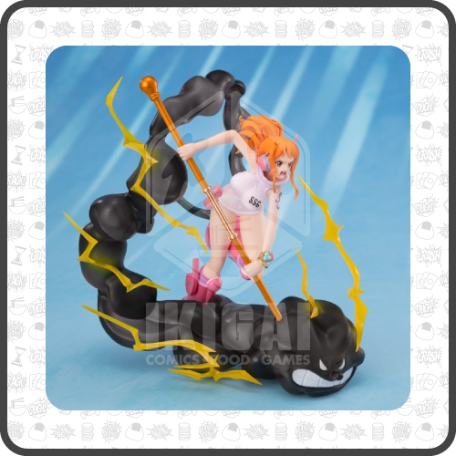 Bandai-Figuarts-Zero-One Piece Nami Lightning Blast 17cm Figure Da Collezione