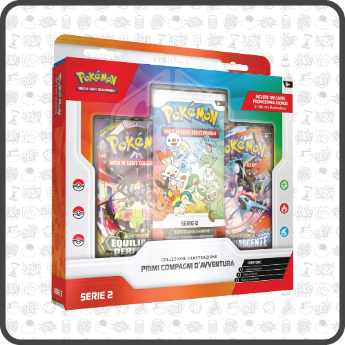 Pokemon Megaevoluzioni Primi Compagni D'Avventura Collezione Illustrazione Serie 2